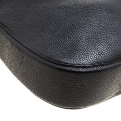 Pre Owned Marc Jacobs Black Leather Ghotham Hobo