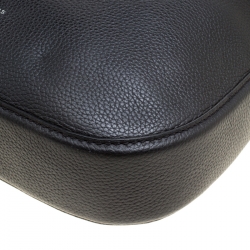Pre Owned Marc Jacobs Black Leather Ghotham Hobo
