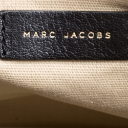 Marc Jacobs Black Leather Wellington Fulton Top Handle Bag