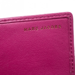 Pre Owned Marc Jacobs Pink Quilted Leather Crossbody Bag