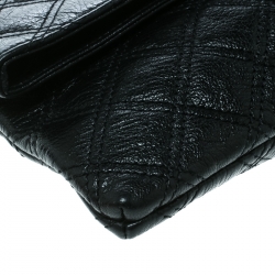 Pre Owned Marc Jacobs Black Quilted Leather Eugenie Clutch