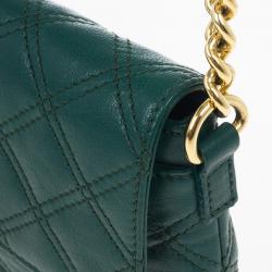 مملوكة مسبقًا Marc Jacobs Green Quilted Leather Small Single Shoulder Bag