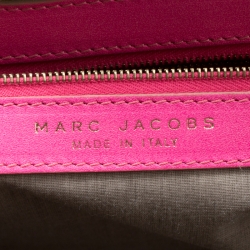 Pre Owned Marc Jacobs Pink Quilted Leather Stam Shoulder Bag