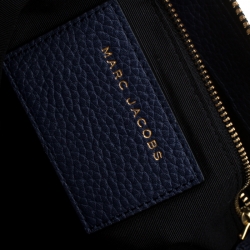 Pre Owned Marc Jacobs Navy Blue Leather Gotham Hobo Bag
