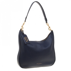 Pre Owned Marc Jacobs Navy Blue Leather Gotham Hobo Bag