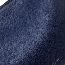 Pre Owned Marc Jacobs Navy Blue Leather Gotham Hobo Bag