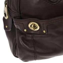 Pre Owned Marc Jacobs Totally Turnlock Bowler Bag