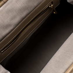 Pre Owned Marc Jacobs Light Brown Quilted Leather Stam Shoulder Bag