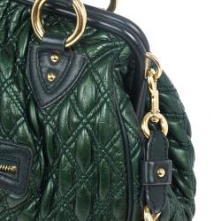 Pre Owned Marc Jacobs Little Stam Quilted Leather Shoulder Bag