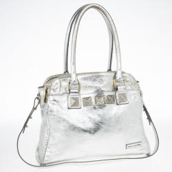 Pre Owned Marc Jacobs Eve Metallic Leather Shopper