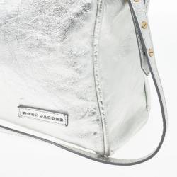 Pre Owned Marc Jacobs Eve Metallic Leather Shopper