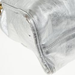 Pre Owned Marc Jacobs Eve Metallic Leather Shopper
