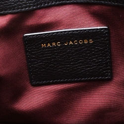 Pre Owned Marc Jacobs Black Leather Recruit East West Tote