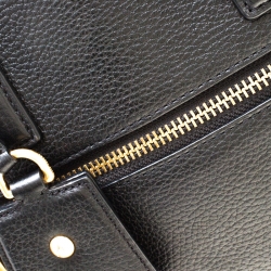 Pre Owned Marc Jacobs Black Leather Recruit East West Tote