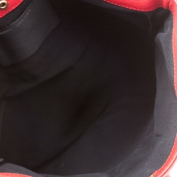 Pre Owned Marc Jacobs Red Quilted Eyelets Leather Gotham Shoulder Bag