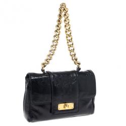 Marc Jacobs Black Patent Ursula Pochette