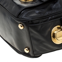 Pre Owned Marc Jacobs Black Leather Multi Pocket Shoulder Bag