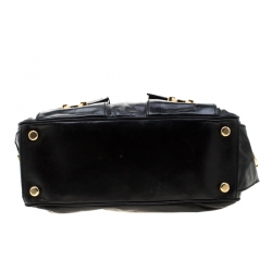 Pre Owned Marc Jacobs Black Leather Multi Pocket Shoulder Bag