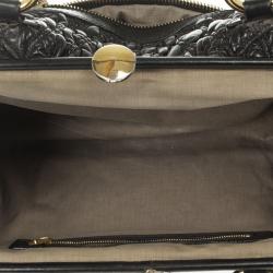 Pre Owned Marc Jacobs Black Quilted Leather Stam Satchel