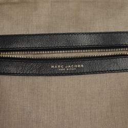 Pre Owned Marc Jacobs Black Quilted Leather Stam Satchel