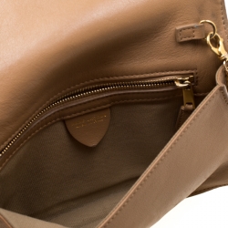 Pre Owned Marc Jacobs Tan Leather Crossbody Bag 