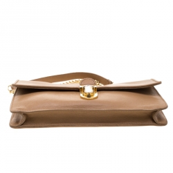Pre Owned Marc Jacobs Tan Leather Crossbody Bag 