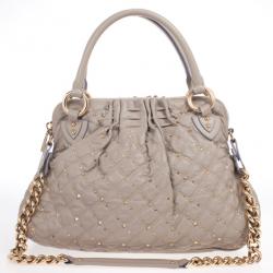 Pre Owned Marc Jacobs Stardust Cecilia Studded Satchel