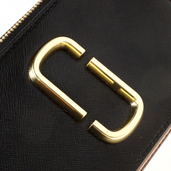 Pre Owned Marc Jacobs Black/Red Leather Snapshot Camera Crossbody Bag