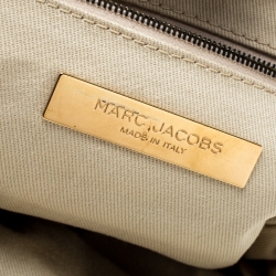 Pre Owned Marc Jacobs Taupe Quilted Leather Little Stam Shoulder Bag