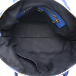 Pre Owned Marc Jacobs Blue Quilted Leather Bruna Tote