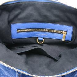 Pre Owned Marc Jacobs Blue Quilted Leather Bruna Tote