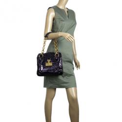 Pre Owned Marc Jacobs Mariah Mettalic Bag