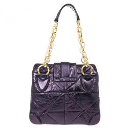 Pre Owned Marc Jacobs Mariah Mettalic Bag