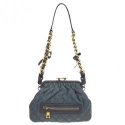 Pre Owned Marc Jacobs Quilted Little Stam Bag