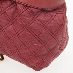 Pre Owned Marc Jacobs Pink Bruna Quilted Leather Tote