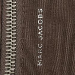 Pre Owned Marc Jacobs Lilac Pleated Leather Stam