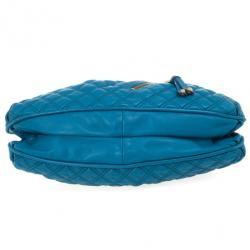 Pre Owned Marc Jacobs Blue Quilted Calf Leather Cecilia Bag