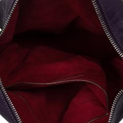 Pre Owned Marc Jacobs Purple Leather Large Multi-pocket Bag