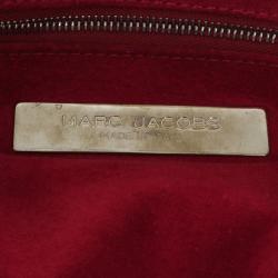 Pre Owned Marc Jacobs Purple Leather Large Multi-pocket Bag