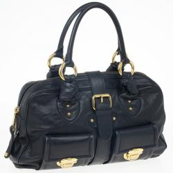 Pre Owned Marc Jacobs Navy Venetia Satchel Bag