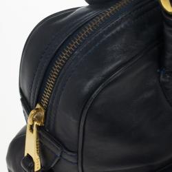 Pre Owned Marc Jacobs Navy Venetia Satchel Bag