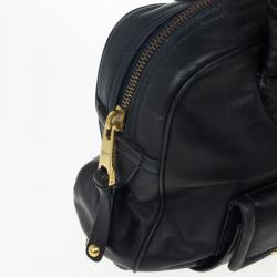 Pre Owned Marc Jacobs Navy Venetia Satchel Bag