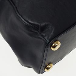 Pre Owned Marc Jacobs Navy Venetia Satchel Bag