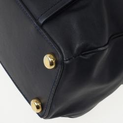 Pre Owned Marc Jacobs Navy Venetia Satchel Bag