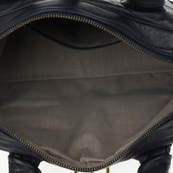 Pre Owned Marc Jacobs Navy Venetia Satchel Bag