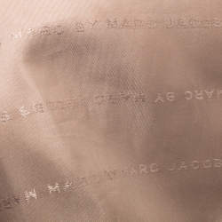 Pre Owned Marc Jacobs Beige Leather Classic Q Natasha Crossbody Bag