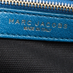 Pre Owned Marc Jacobs Blue Quilted Leather Stam Shoulder Bag