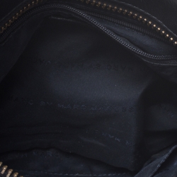 Pre Owned Mark Jacobs Black Leather Crossbody Bag