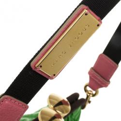 Pre Owned Marc Jacobs Bright Green Quilted Little Stam Bag