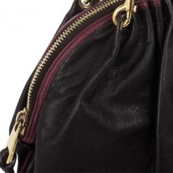 Pre Owned Marc Jacobs Black Leather Lou Bag